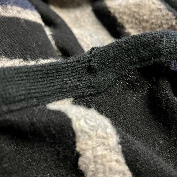 Lucky Brand Fuzzy Aztec Geometric Knit Open Drapey Cardigan - Size XL - Picture 13 of 13